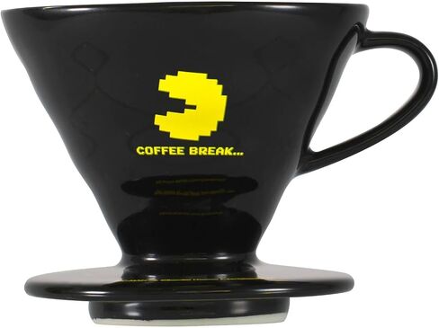 HARIO V60 Pour Over Coffee Dripper Set with PAC-MAN – Ceramic Coffee Maker with Glass Server, Limited Edition Japanese Design in Saudi Arabia