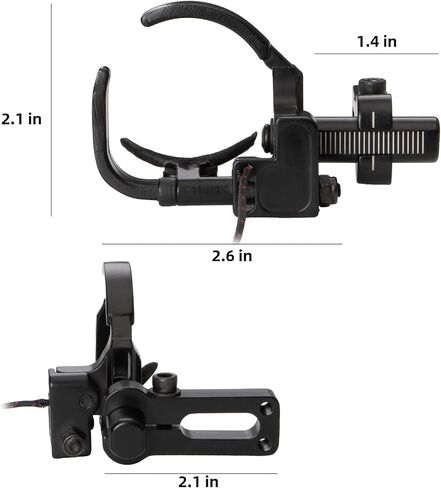 Drop Away Arrow Rest for Compound Bow and Recurve Bow, Right Hand Aluminum Alloy Upgrade Fall Away Arrow Rest with Adjustable Launcher, Archery Bow Accessories for Hunting & Target Shooting in Saudi Arabia