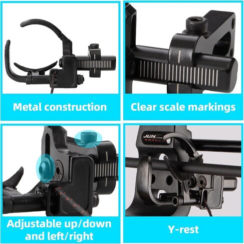 Drop Away Arrow Rest for Compound Bow and Recurve Bow, Right Hand Aluminum Alloy Upgrade Fall Away Arrow Rest with Adjustable Launcher, Archery Bow Accessories for Hunting & Target Shooting in Saudi Arabia