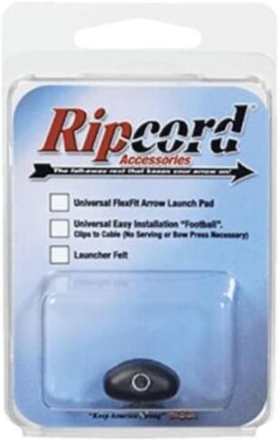Ripcord Rest Football Cable Clamp to Secure Rest Cord to Downward Cable, Compatible with Max, Code Red, Ace, All Cable Driven Rests, black in Saudi Arabia