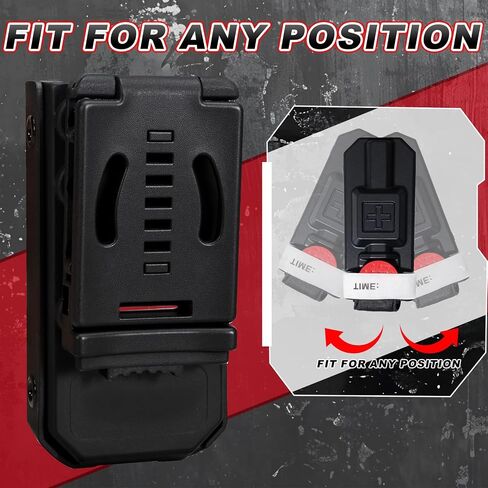 Tourniquet Holder, Molle Tourniquet Holder for Gen 7 C-A-T Tourniquet or Older, Tourniquet Holster with Molle Strap and Upgraded Tactical Clip for Duty Belt, Police Gear in Saudi Arabia