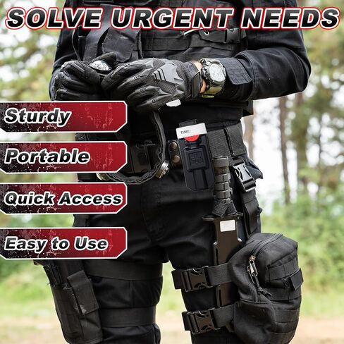 Tourniquet Holder, Molle Tourniquet Holder for Gen 7 C-A-T Tourniquet or Older, Tourniquet Holster with Molle Strap and Upgraded Tactical Clip for Duty Belt, Police Gear in Saudi Arabia