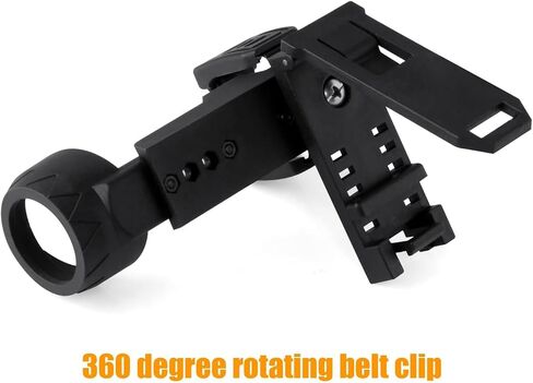 Quick Release OC/Mace Spray Holder w/Duty Belt/MOLLE Vest Rotatable Clip MK4 Canister Holster Tactical Pepper Spray Carry Case fit 1.5" Diameter OC Can for Police Leo Security Military in Saudi Arabia