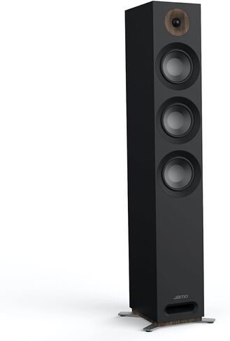 Jamo 5.1 Home Theater Pack with 2X S 809 Floorstanding Speaker, 810 SUB 10" Subwoofer, 83 CEN Center Channel and 803 Bookshelf, Black | Includes S 809 Towers, S 810 Subwoofer and S 83 Center for surround sound, home theater and cinematic audio in Saudi Arabia