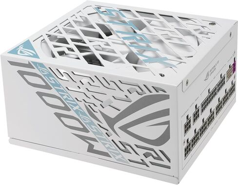 ASUS ROG Strix 1000W Platinum White Edition (80 Plus & Cybenetics Platinum، Modular ATX، ATX 3.1، PCIe 5.1، GaN MOSFET، GPU-First IVS، كابل طاقة ROG Equalizer 12V-2x6، ضمان لمدة 10 سنوات) in Kuwait