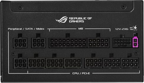 ASUS ROG Strix 1200W Platinum (80 Plus وCybenetics Platinum، وحدات ATX، ATX 3.1، PCIe 5.1، GaN MOSFET، GPU-First IVS، ROG Equalizer 12V-2x6 GPU Power Cable، ضمان 10 سنوات) in Kuwait