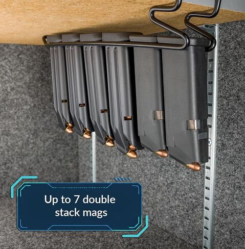 Mag Minder Under Shelf Gun Magazine Storage - double stack, PMAG, AK mags in Saudi Arabia