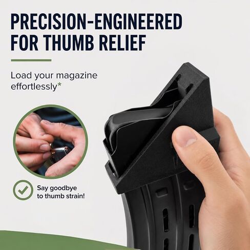 12 Gauge Magazine Loader for Armscor RIAVRPA40 | VRBP-100 | VR80 | VR60 | Derya MK12 | Panzer | Citadel Boss– Easy Load Assist Tool – Thumb Saver Design – Quick Reload Speed Loader Accessory - 2-Pack in Saudi Arabia