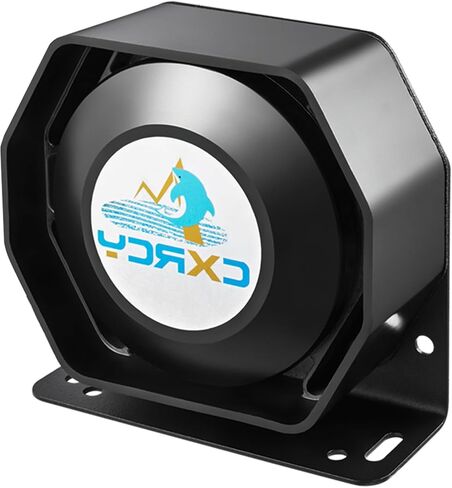 CXRCY 12V 200W Police Siren PA System, Wireless Mic, 18 Tones, 120-130dB in Saudi Arabia