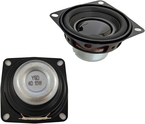 Gikfun 2 "4Ohm 10W مكبر صوت كامل المدى مكبر صوت ستيريو لاستبدال Arduino DIY (عبوة من قطعتين) EK2182 in Kuwait