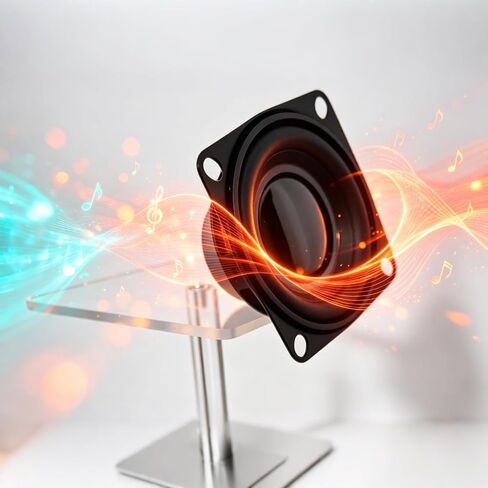 Gikfun 2 "4Ohm 10W مكبر صوت كامل المدى مكبر صوت ستيريو لاستبدال Arduino DIY (عبوة من قطعتين) EK2182 in Kuwait