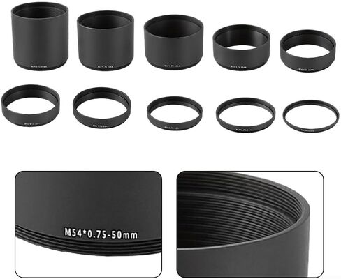 M54x0 75 Astrophotography Extension Tube with Aluminum Wires and Matte Finish for Secure Connection and Accurate Focusing Distance (M54 x 0.75-40mm) in Saudi Arabia