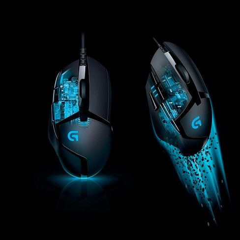 Logitech G G402 Mouse Gaming Hyperion Fury | 4.000 DPI, Design Leggero, 8 Pulsanti Programmabili, Compatibile con PC/Mac/Laptop, PC/Mac - Nero in Saudi Arabia
