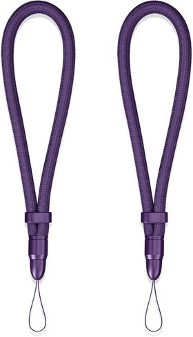 2 Pack 7mm Thick Phone Lanyard Wrist Strap, 360° Rotatable Heavy Duty Chunky Cord Wristlet for Cell Phone Case, Camera in Saudi Arabia