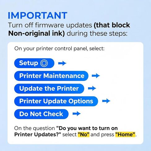 910XL Ink Replacement for HP 910XL Ink Cartridges Combo Pack, 4 Pack | Work for hp OfficeJet 8010, 8012, 8018, 8022, OfficeJet Pro: 8020, 8022, 8025, 8026, 8028, 8030, 8035, Black Color in Saudi Arabia