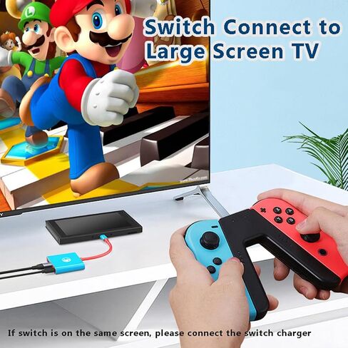 Docking Station for Nintendo Switch, 3-Port USB C Multiport Digital AV Converter Adapter with 4K HDMI USB 3.0 100W Charging Port, Switch Travel Dock with HDMI for MacBook Pro, Dell XPS, HP, etc in Saudi Arabia