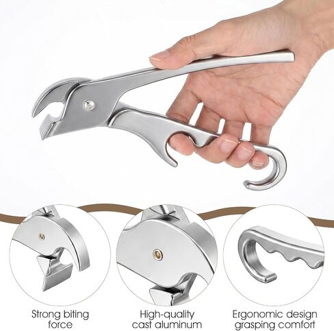 4 Pack Pizza Pan Gripper, Aluminum Hot Plate Grabber Clip for Safe Handling, 7.7 Inch Long Ergonomic Oven Mitt Alternative, Camping Cooking Tools for Baking Dishes, Microwave, and Serving in Saudi Arabia