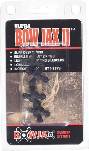 Bowjax 1036 Ultra Bow Jax II Dampener-Pack of 4 (Black) in Saudi Arabia