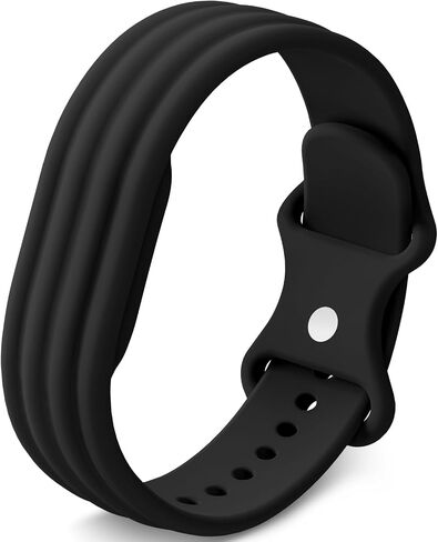 Silicone Sport Band Compatible with Google Fitbit Air Bands,Waterproof | Soft and Breathable, Comfortable for Workout & Daily Wear for Women Men,Sweatproof Wristband for Fitbit Air Accessories in Saudi Arabia