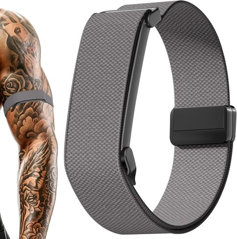 حزام العضلة ذات الرأسين المغناطيسي لـ Google Fitbit Air، حزام ذراع من النايلون | حزام ذراع رياضي مرن للكاحل من النايلون مع مشبك مغناطيسي للنساء والرجال، حزام بديل مسامي للجري في صالة الألعاب الرياضية in Kuwait