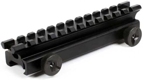 360 Tactical Low-Profile Full Size Riser Mount, 0.5" High 13 Slots Riser Mount 0.5 inch High for Scopes and Optics Three T Trading in Saudi Arabia