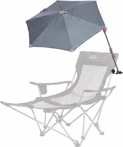 #WEJOY UPF 50+ Adjustable Umbrella | with Universal Clamp 360° Full Rotation Sun Shade for Folding Chair in Saudi Arabia