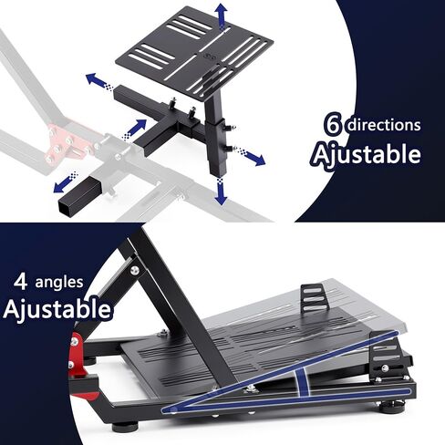 Racing Simulator Stand Cockpit Frame (No Seat) Steering Wheel Stand Support for Logitech G29/G920/G923/G27/G25 for Thrustmaster T248/T300/TS-PC/TS-XW/T500/T500RS/T300RS/TX/TMX in Saudi Arabia