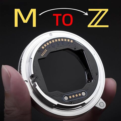 BORYOZA LM-NZ III Electronic Focusing Micrometer Adapter Compatible with Leica M Lens to Nikon Z Cammera Zf Z9 Z8 Z7 Z6 Z6III Z7II Z6II Z5 Z50 Z30 ZFC-Black in Saudi Arabia