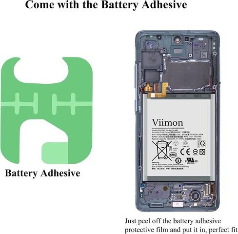 Battery Replacement Kits (New Upgraded) Compatible with Samsung Galaxy S20 FE All Models with Adhesive, Installation Manual and Repair Tool Kits in Saudi Arabia