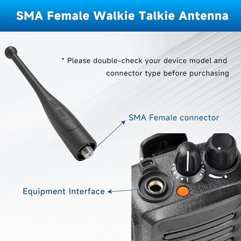 APX 6000 Antenna 764–870MHz GPS Replacement for Motorola APX4000 APX8000 | 7–800MHz GPS SMA female stubby walkie talkie antenna fits APX 4000XE APX 6000XE APX 7000 SRX 2200 NAR6595 2-way radio in Saudi Arabia