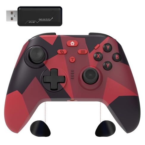 BETMI Wireless Controller for Xbox one/Series X|S/Windows10/11(Black & Red) | 2.4GHz Gaming Gamepad with Hall Effect Joystick, Back Button, Macro/Turbo/Dual Vibration, 3.5mm Audio Jack in Saudi Arabia