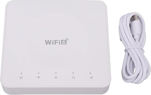 Rengue 4G Mobile Hotspot, ABS Material, 300MBPS Speed, Portable Device for Travel with Dual LAN Port and SIM Card Slot in Kuwait