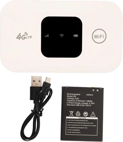 Semme 4G LTE Mobile Hotspot with SIM Card Slot Supports Up to 10 Users Portable Router for Africa and Middle Eastern Travel 2100mAh Battery Ideal for Business Outdoor Use in Kuwait