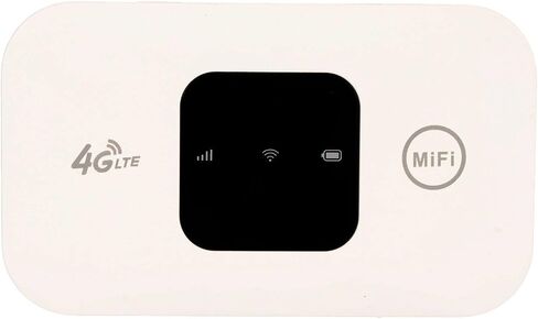 Semme 4G LTE Mobile Hotspot with SIM Card Slot Supports Up to 10 Users Portable Router for Africa and Middle Eastern Travel 2100mAh Battery Ideal for Business Outdoor Use in Kuwait