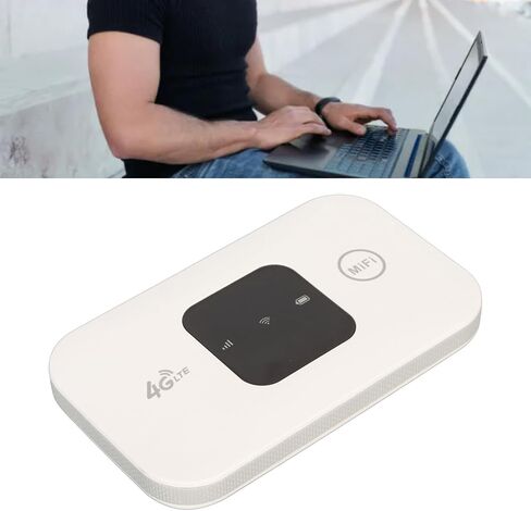 Semme 4G LTE Mobile Hotspot with SIM Card Slot Supports Up to 10 Users Portable Router for Africa and Middle Eastern Travel 2100mAh Battery Ideal for Business Outdoor Use in Kuwait