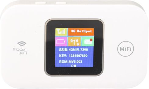 Yinhing 5g Mobile Hotspot 5g SIM Card Router B4 M9 Portable 4G LTE Mobile Hotspot with SIM Card Slot 150Mbps Color Screen Supports 10 Users for Travel Compatible with B1/B3/B5/B7/B8/B20 in Kuwait
