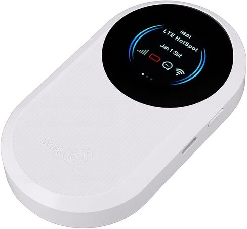 4G LTE Mobile Hotspot Router – 300Mbps Portable Device with SIM Card Slot, 3000mAh Battery for Travel, Outdoor, Car Use (EU Bands: B1/B3/B5/B7/B8/B20/B38/B40/B41) in Kuwait