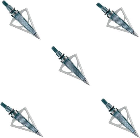 New Archery Products NAP Thunderhead Crossbow Hunting Micro Grooved Ferrule Diamize Sharpened Fixed Blade 5 Pieces Broadhead Set in Saudi Arabia