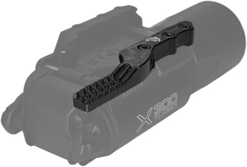 X300 Thumb Rest Compatible with SureFire Turbo/Ultra (A&B) Series Flashlight | Improved Grip Control Ledge Accessory | Made in USA in Saudi Arabia