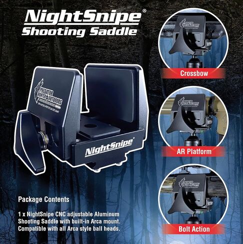 NightSnipe Hunting Saddle Mount with Direct Arca-Swiss Mount in Saudi Arabia