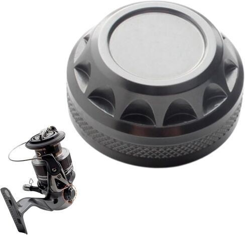 Fishing Reel Handle Cap, 1 PCS, Aluminum Alloy | Universal Screw Accessories, Replacement Part for Spinning Reel, Upgrade for Anglers, Shore Casting & Travel Fishing in Saudi Arabia
