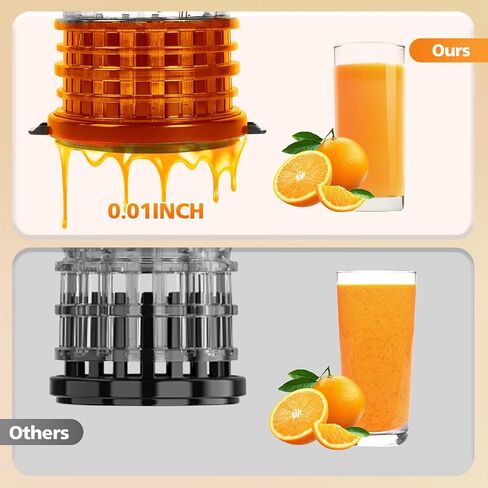Masticating juicer Machines,Grey | Whole Vegetables & Fruits,High Juicer,5.8" Wide Feed Chute, Easy to Clean in Saudi Arabia