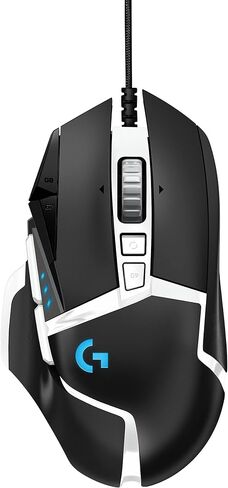 Logitech G502 Lightspeed Wireless Gaming Mouse, 25K Hero Gaming Sensor, 25600 DPI, RGB, Ultra-Light, 11 Programmable Buttons, Long Life Battery, PowerPlay-Compatible, PC - Black | HERO 25K Sensor, 25600 DPI, RGB, Weights, 11 Buttons, Long Battery, POWERPL in Saudi Arabia