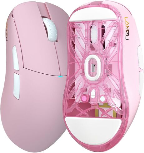 Lamzu Atlantis Mini Champion Edition Wireless Gaming Mouse, Ultra Lightweight 51g, Optical Switch,30000 DPI, Symmetrical, MCU Nordic 52840, Dust-Proof Encoder, PAW3950 Sensor, 8K Compatible in Saudi Arabia