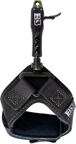 B3 Archery Clash Dual-Caliper Roller-Sear Fully Radiused Springless Archery Compound Bow Arrow Wrist Strap Release Aid w/Auto Close Jaws & Trigger, Adjustable Travel - Black, Swivel Stem Connector in Saudi Arabia