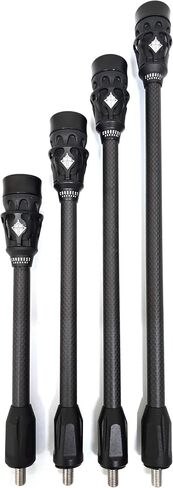 conquest 3K Carbon Weave Stabilizers (Matte Black, 10") in Saudi Arabia