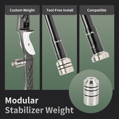 SPG Archery Bow Stabilizer Weights, Customizable Stabilizers Weight Kit in Saudi Arabia