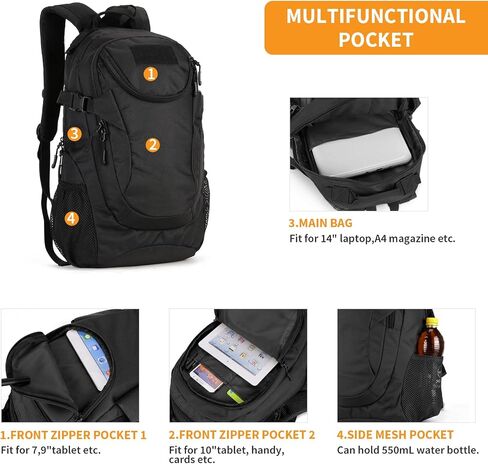 HUNTVP 25L Tactical Backpack Rucksack Tactical Assault Pack Military Bag | Rucksack in Kuwait