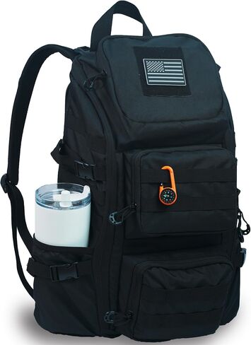kokkoya 40L Tactical Backpack with Laptop Compartment Molle Slim Bag Men in Saudi Arabia