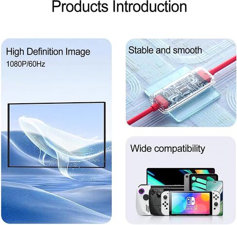 Capture Card USB C to USB-A/C 4K Video Capture Card USB 3.0, Supports 100W Fast Charging, Video Recording for Gaming, Streaming, Recording, Compatible with Switch, Steam Deck, iPad in Saudi Arabia